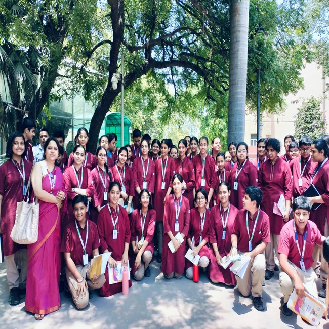 Class 9 on excursion to the National Museum